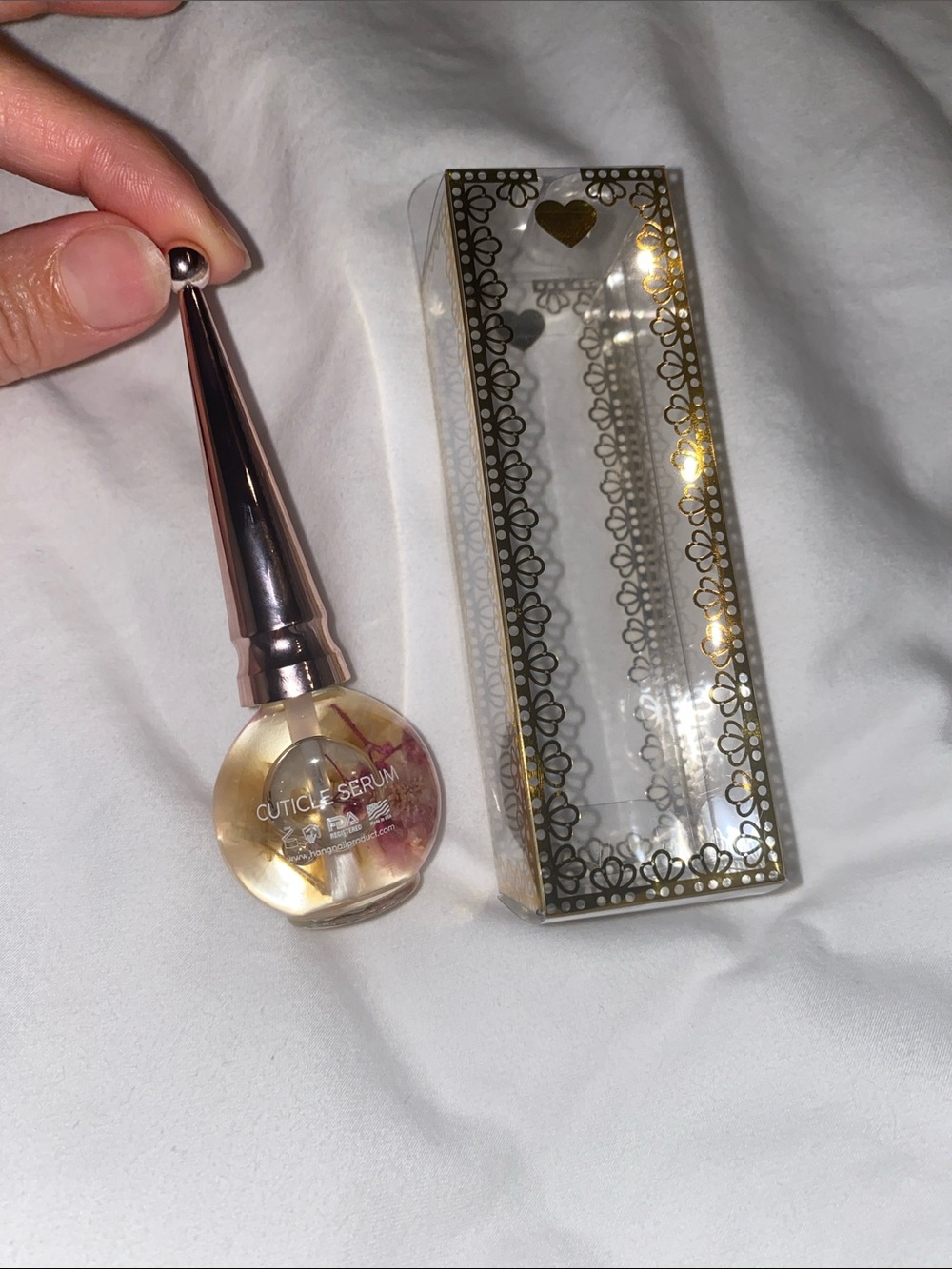 Cuticle Serum with Floral Accent